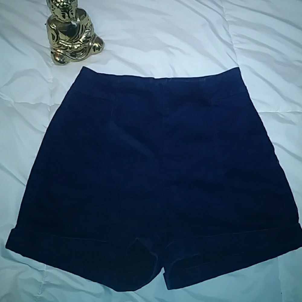 High rise shorts with zipper from UO